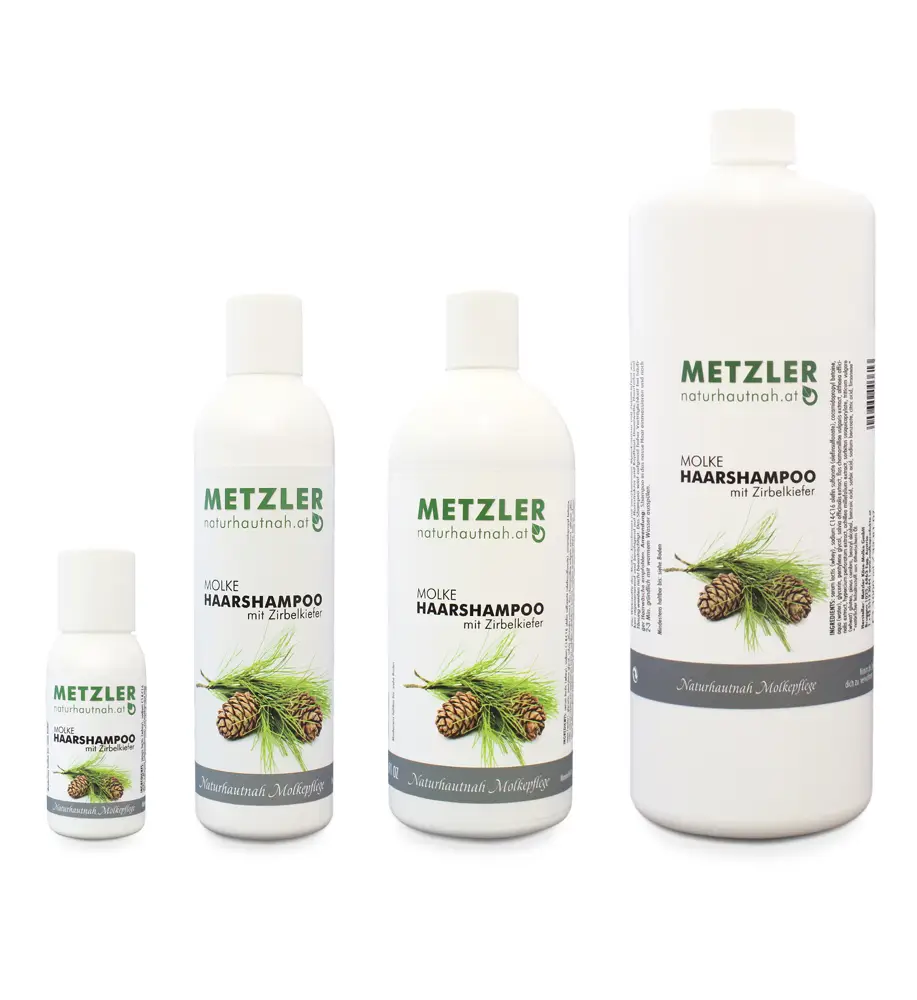 Molke Shampoo mit Zirbelkieferöl