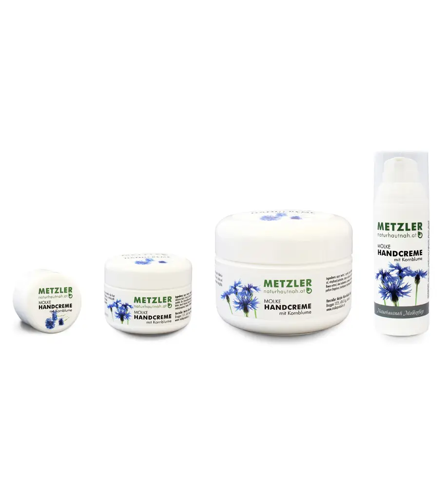 Molke Handcreme mit Kornblume