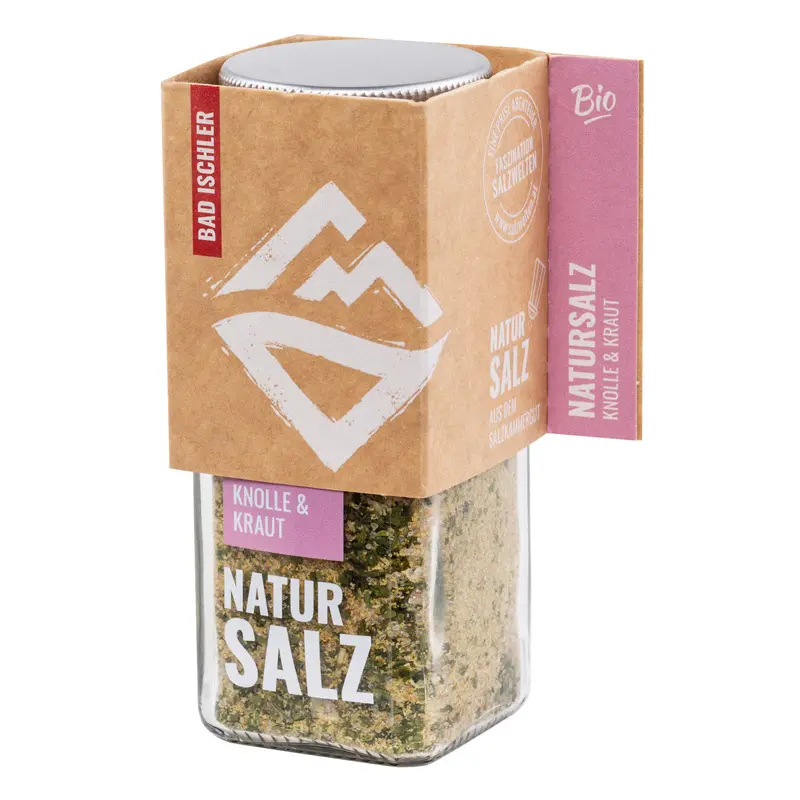 BAD ISCHLER Natursalz Knolle & Kraut 90g