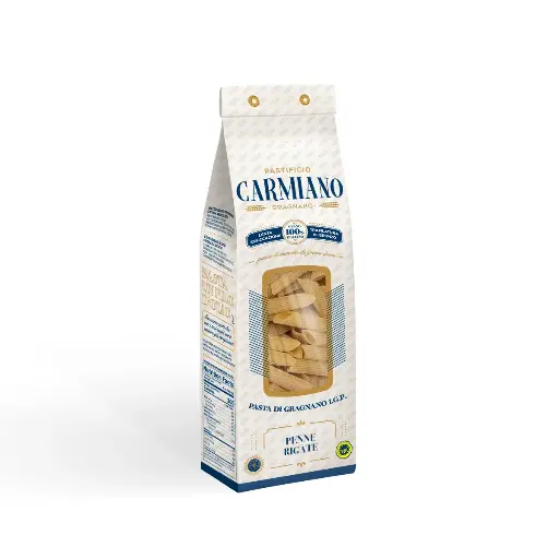Carmiano Penne Rigate – Premium Pasta di Gragnano IGP 500gr