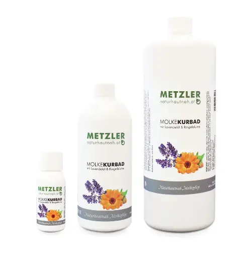 Metzler Molke-Kurbad mit Lavendelöl & Ringelblume (500 ml) 🛁✨