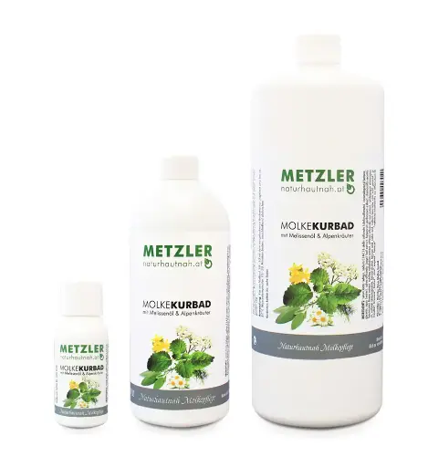Metzler Molke-Kurbad mit Melissenöl & Alpenkräutern 500ml