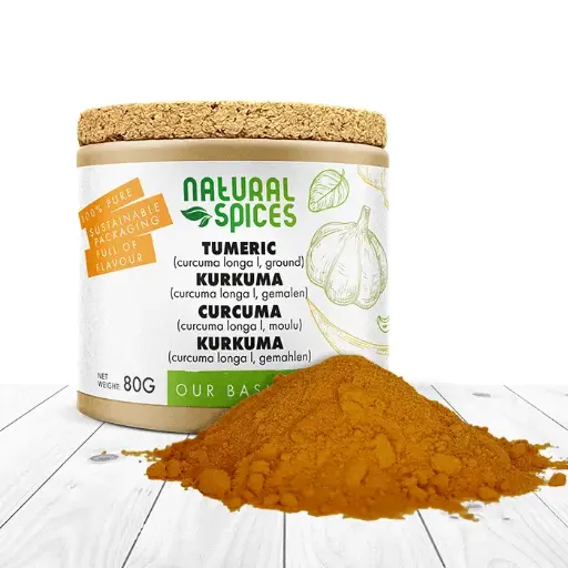 Curcuma Pulver Natural Spices 80g